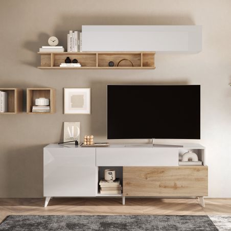 Meuble TV 181 cm PABLO BLANC CADIZ