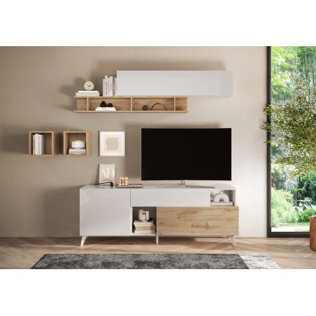 Meuble TV 181 cm PABLO BLANC CADIZ
