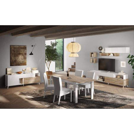 Meuble TV 181 cm PABLO BLANC CADIZ