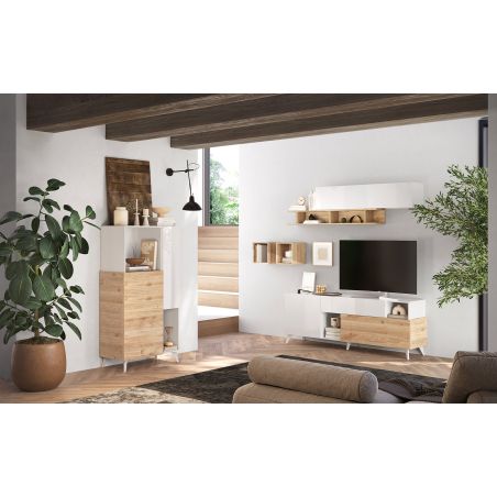 Meuble TV 181 cm PABLO BLANC CADIZ