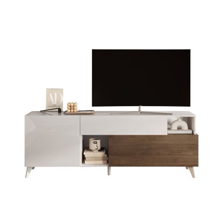 Meuble TV 181 cm PABLO BLANC MERCURE