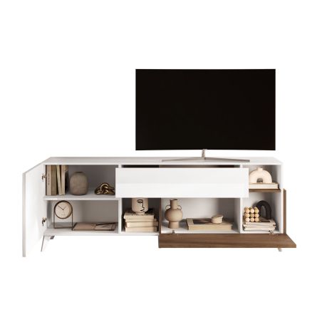 Meuble TV 181 cm PABLO BLANC MERCURE