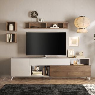 Meuble TV 241 cm PABLO CACHEMIRE MERCURE
