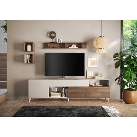 Meuble TV 241 cm PABLO CACHEMIRE MERCURE
