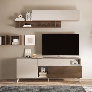 Meuble TV 181 cm PABLO CACHEMIRE MERCURE