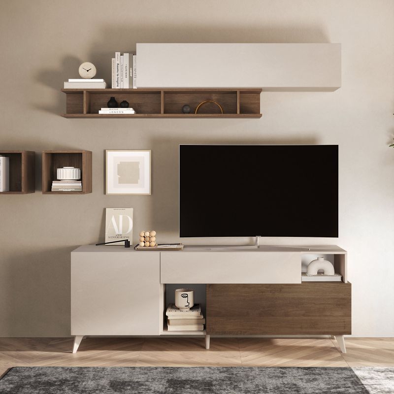 Meuble TV 181 cm PABLO CACHEMIRE MERCURE