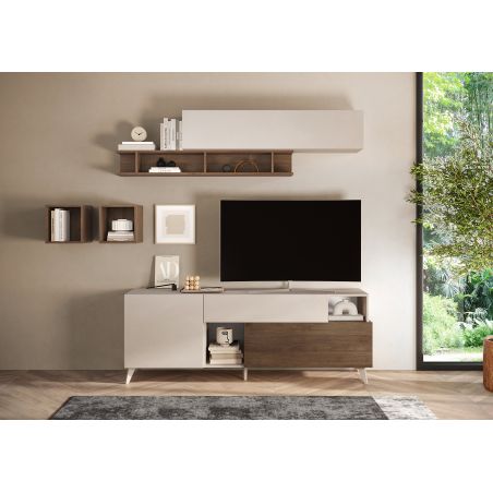 Meuble TV 181 cm PABLO CACHEMIRE MERCURE