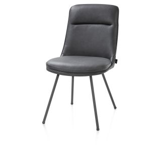 Mateo, chaise - 4-pieds - graphite - Pala - Henders and Hazel