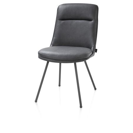 Mateo, chaise - 4-pieds - graphite - Pala - Henders and Hazel