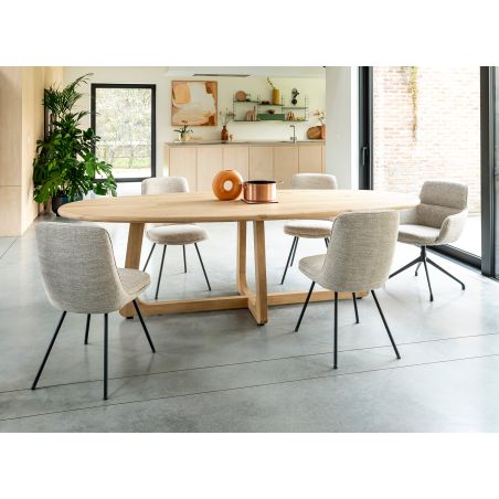 Mateo, chaise - 4-pieds - selected choices - Henders and Hazel