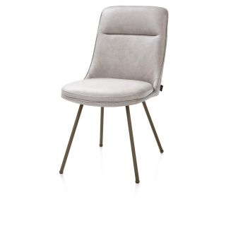 Mateo, chaise - 4-pieds - steelbrown - Pala - Henders and Haze
