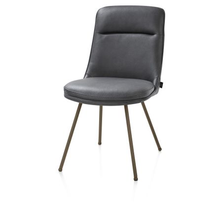 Mateo, chaise - 4-pieds - steelbrown - Pala - Henders and Haze