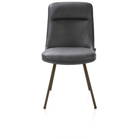 Mateo, chaise - 4-pieds - steelbrown - Pala - Henders and Haze