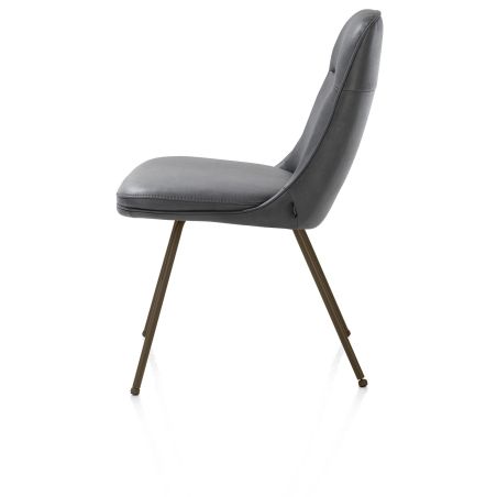 Mateo, chaise - 4-pieds - steelbrown - Pala - Henders and Haze