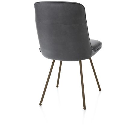 Mateo, chaise - 4-pieds - steelbrown - Pala - Henders and Haze