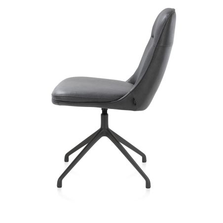 Mateo, chaise - pivotante - graphite - Pala - Henders and Hazel