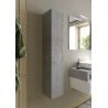 Colonne suspendue BURGA BETON hauteur 138 cm pour salle de bain endécor béton