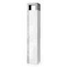 Colonne 1 porte BURGA BETON hauteur 188 cm pour salle de bain en blanc brillant et décor béton
