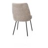 Isaac, chaise - 4 pieds - rough off black - tissu Derby - Henders and Hazel