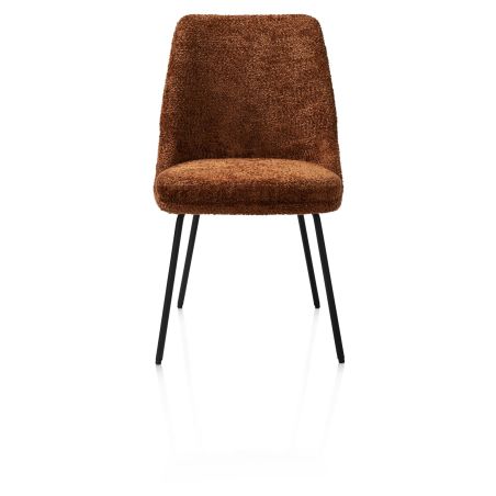 Isaac, chaise - 4 pieds - rough off black - tissu Derby - Henders and Hazel