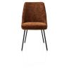 Isaac, chaise - 4 pieds - rough off black - tissu Derby - Henders and Hazel