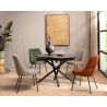 Isaac, chaise - 4 pieds - rough off black - tissu Derby - Henders and Hazel