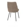 Isaac, chaise - 4 pieds - rough off black - tissu Bellini - Henders and Hazel
