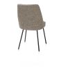 Isaac, chaise - 4 pieds - rough off black - tissu Bellini - Henders and Hazel