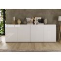 Buffet 241 cm JANEIRO BLANC avec 4 portes