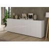 Buffet 241 cm JANEIRO BLANC avec 4 portes