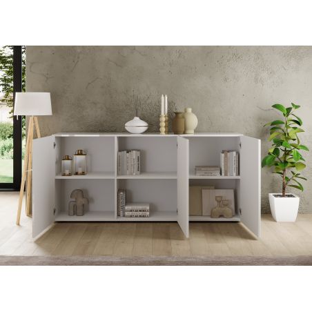 Buffet 181 cm JANEIRO BLANC avec 3 portes