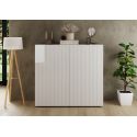 Buffet haut JANEIRO BLANC avec 2 portes