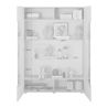 Vitrine 2 portes JANEIRO BLANC