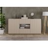 Buffet 181 cm JANEIRO CACHEMIRE avec 2 portes et 2 tiroirs
