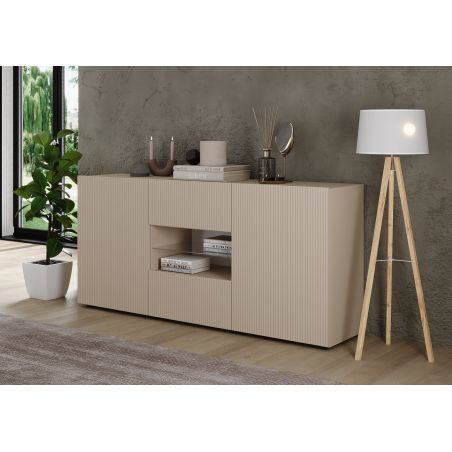 Buffet 181 cm JANEIRO CACHEMIRE avec 2 portes et 2 tiroirs