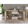 Buffet 181 cm JANEIRO CACHEMIRE avec 2 portes et 2 tiroirs