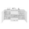 Buffet 181 cm JANEIRO CACHEMIRE avec 2 portes et 2 tiroirs