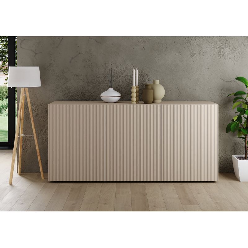 Buffet 181 cm JANEIRO CACHEMIRE avec 3 portes