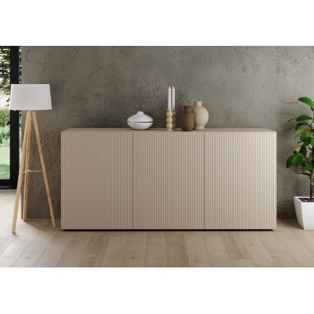 Buffet 181 cm JANEIRO CACHEMIRE avec 3 portes