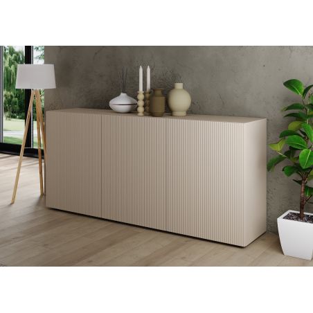 Buffet 181 cm JANEIRO CACHEMIRE avec 3 portes