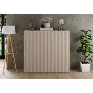 Buffet haut JANEIRO CACHEMIRE avec 2 portes