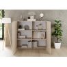 Buffet haut JANEIRO CACHEMIRE avec 2 portes