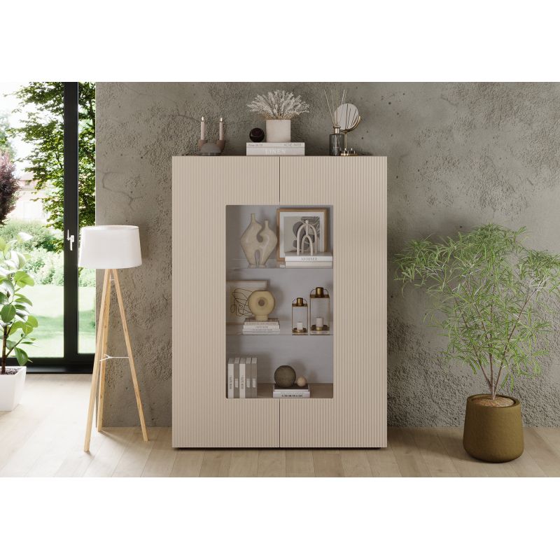 Vitrine 2 portes JANEIRO CACHEMIRE