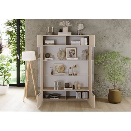 Vitrine 2 portes JANEIRO CACHEMIRE