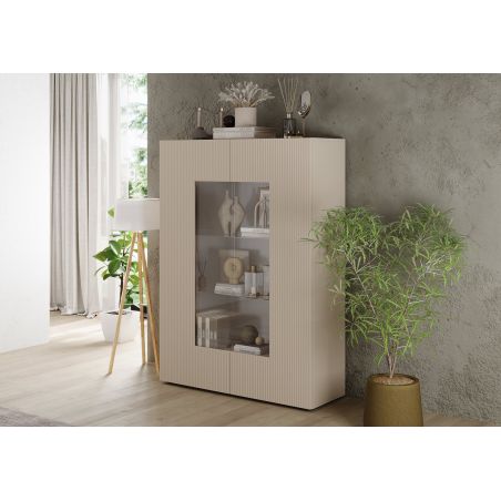 Vitrine 2 portes JANEIRO CACHEMIRE