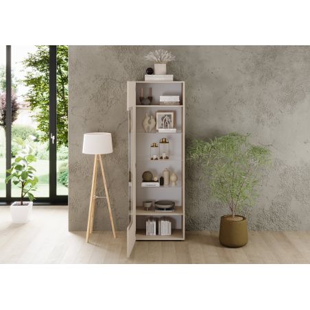 Vitrine 1 porte JANEIRO CACHEMIRE