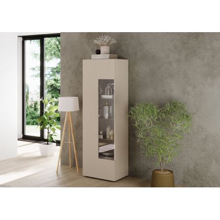 Vitrine 1 porte JANEIRO CACHEMIRE