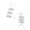 Vitrine 1 porte JANEIRO CACHEMIRE