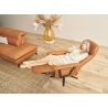 Fauteuil relax manuel EASYSWING 7357 en cuir 22 Bright de la marque HIMOLLA