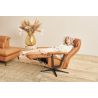 Fauteuil relax électrique releveur 2 moteurs EASYSWING 7357 en cuir 22 Bright de la marque HIMOLLA